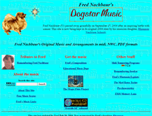 Tablet Screenshot of dogstarmusic.ca